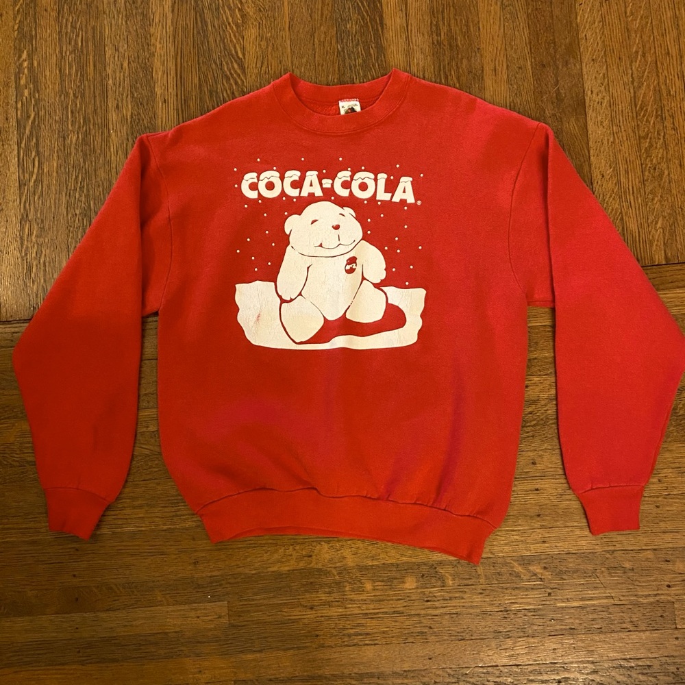 Vintage Coca Cola polar bear sweatshirt